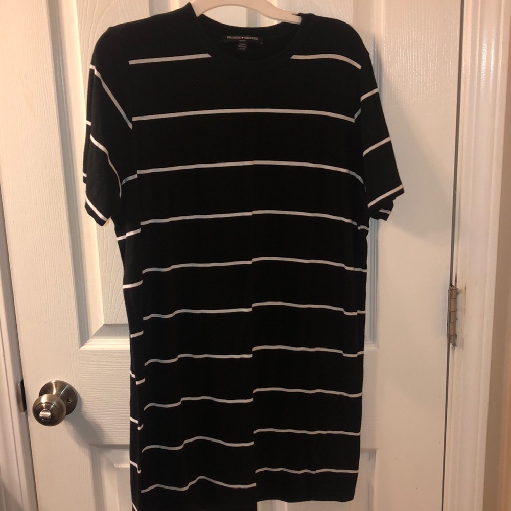 Brandy Melville Striped T-Shirt Dress
